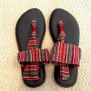 Sanuk Yoga Sling Sandals Size 8